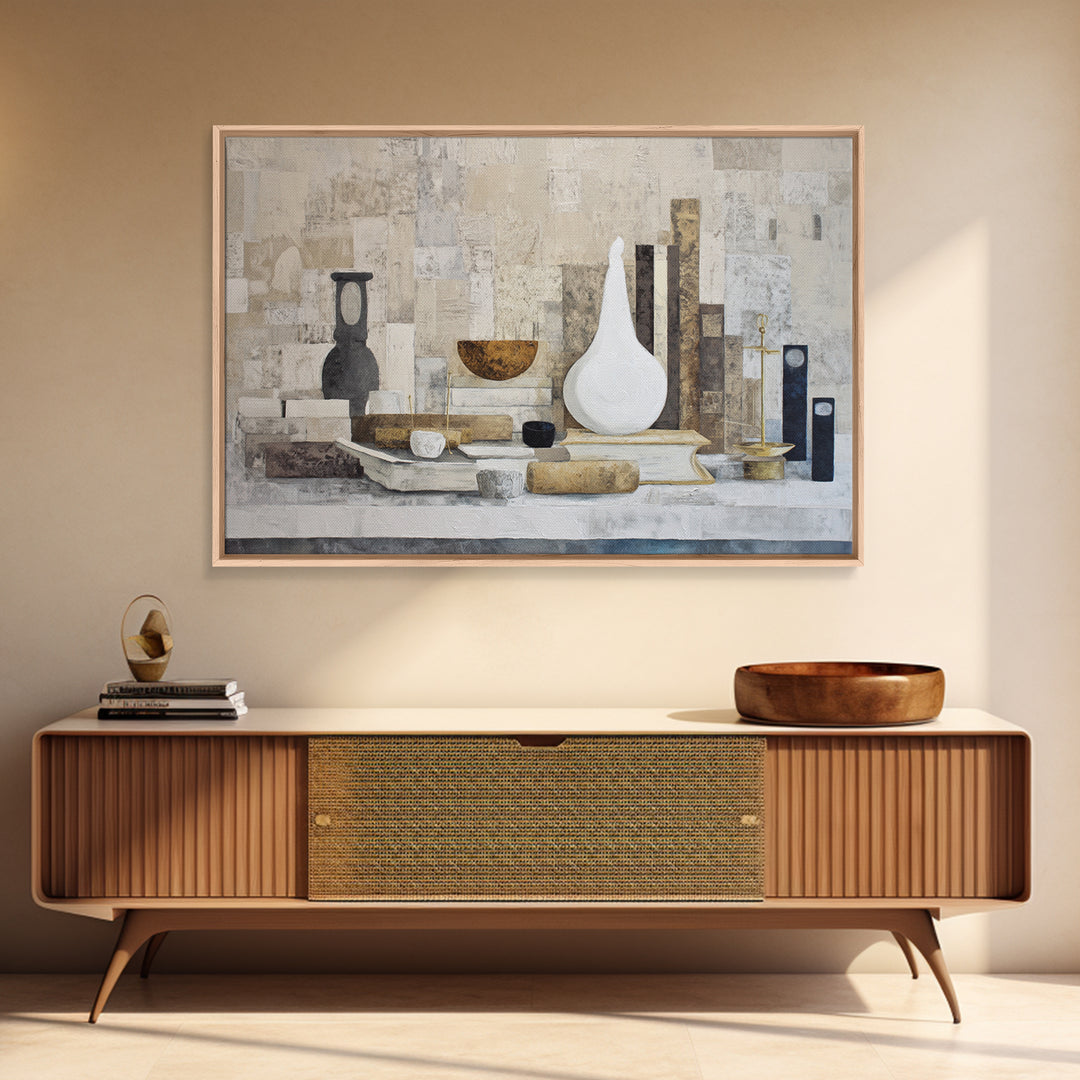Elegant Pear Still Life on Linen Canvas Print, Hotel Art, Wall Sculpture, Hotel Decor, Abstract Art, Boutique, Modern Decor, HOT-3x2-1