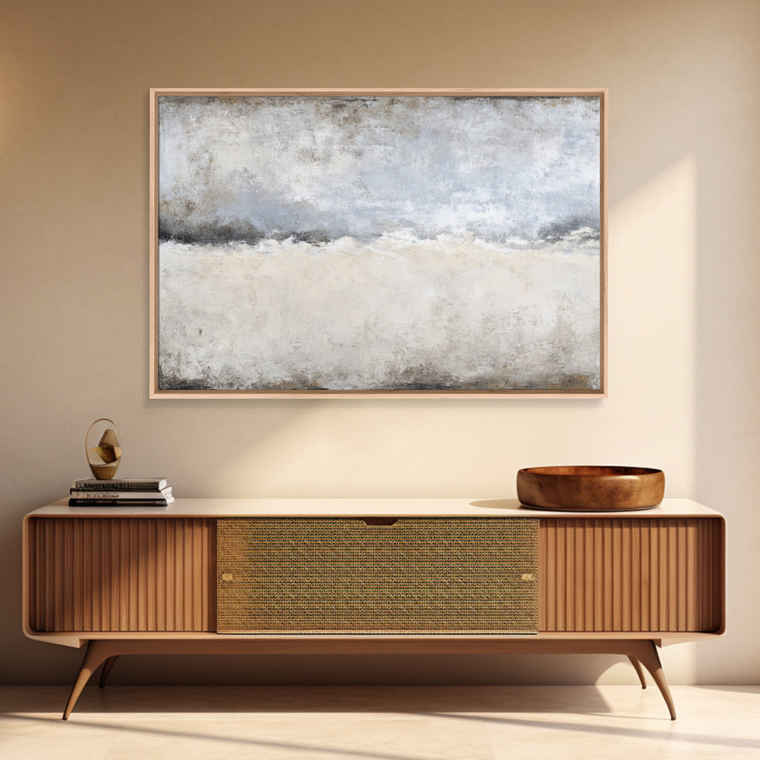 Sophisticated Neutral Abstract Framed Canvas Print, Hotel Art, Gallery Wall Set, Hotel Decor, Fine Art, Boutique, HOT-3x2-5