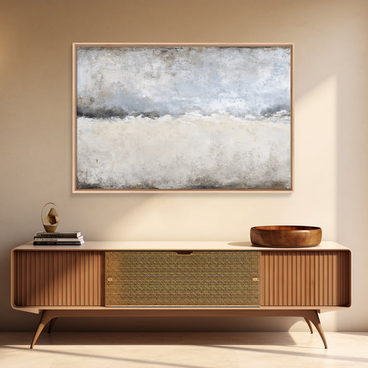 Sophisticated Neutral Abstract Framed Canvas Print, Hotel Art, Gallery Wall Set, Hotel Decor, Fine Art, Boutique, HOT-3x2-5