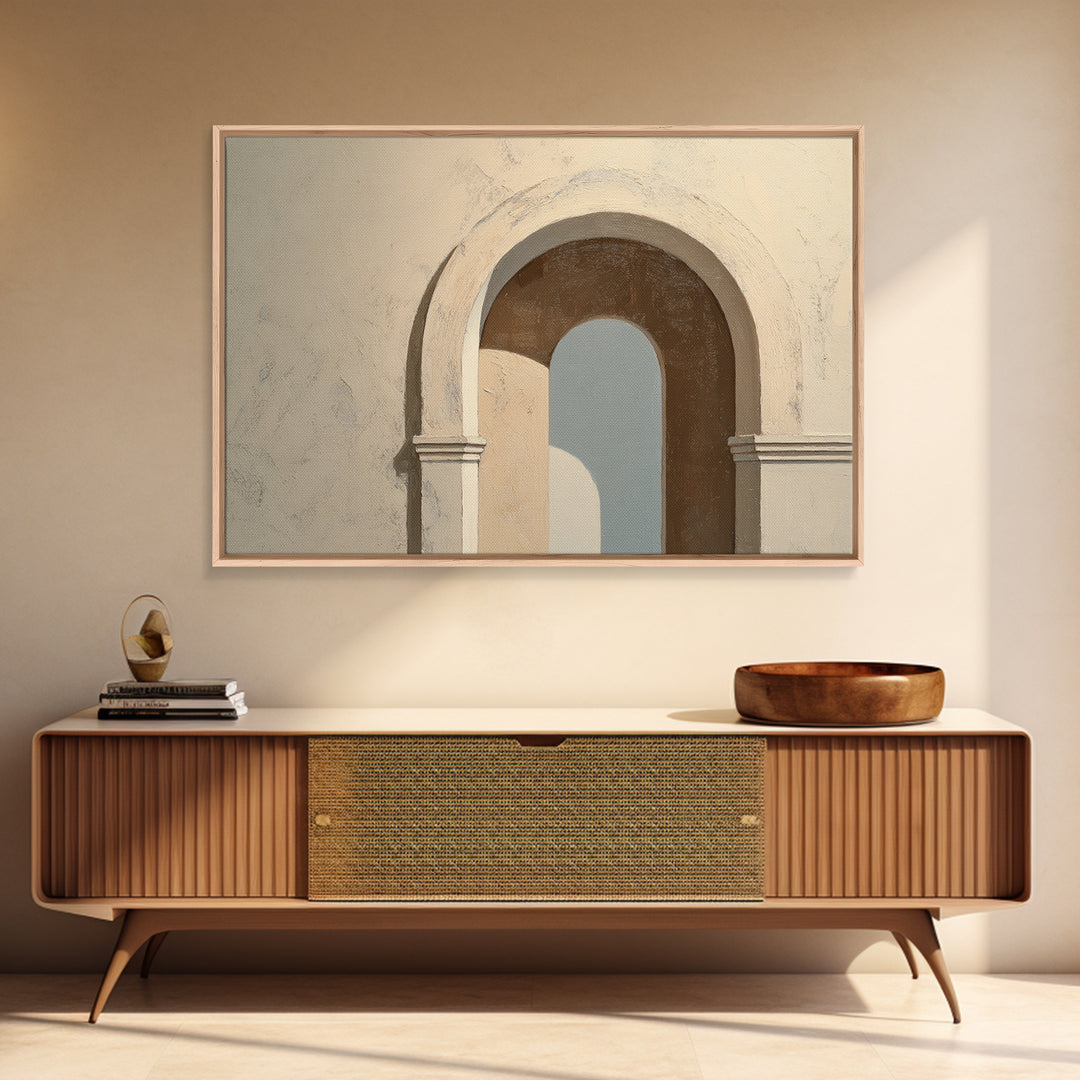 Minimal Architectural Arch Study Canvas Print, Hotel Art, Room Decor, Hotel Decor, Fine Art, Boutique, Art Print, Hazbin Hotel, HOT-3x2-56