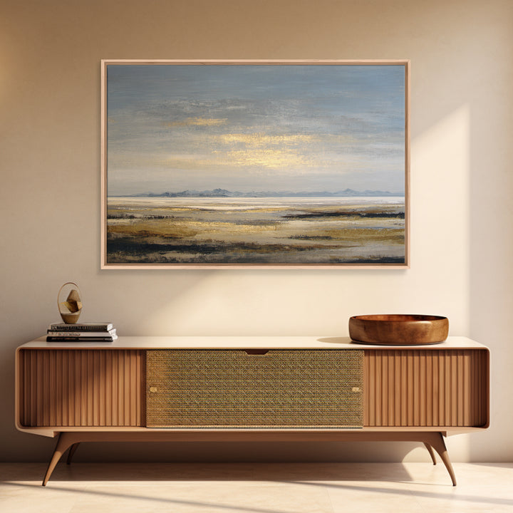 Panoramic Desert Horizon Canvas Print, Hotel Art, Contemporary Art, Hotel Decor, Fine Art, Boutique, Art Deco, Abstract Art, HOT-3x2-72