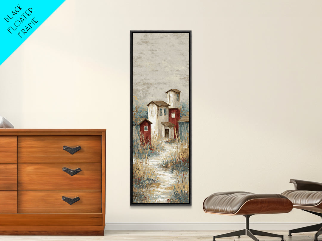 Country Lane with Flickering Sunlight Canvas Print, Impressionist Art, Gallery Wall Art, Living Room Decor, Impression, IMP-1x3-10