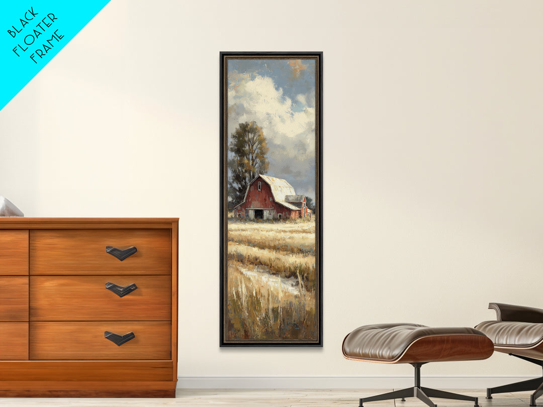 Country Lane with Flickering Sunlight Canvas Print, Impressionist Art, Floral Print, Living Room Decor, Impression, IMP-1x3-58