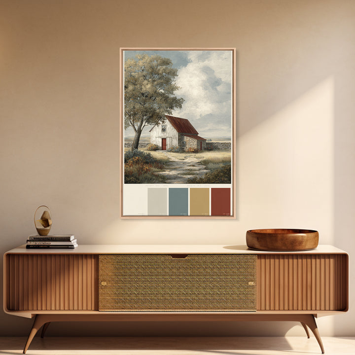 Country Lane with Flickering Sunlight Canvas Print, Impressionist Art, Art Print, Living Room Decor, Fine Art, Impression, IMP-2x3-54