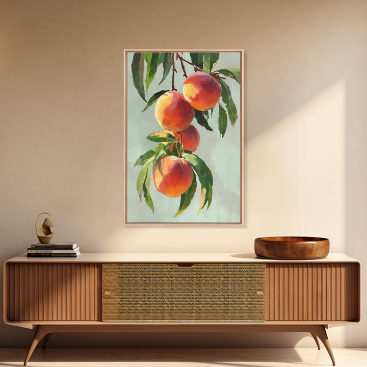 Still Life of Peaches Canvas Print, Impressionist Art, Fine Art Print, Living Room Decor, Fine Art, Impression, Painting, IMP-2x3-7