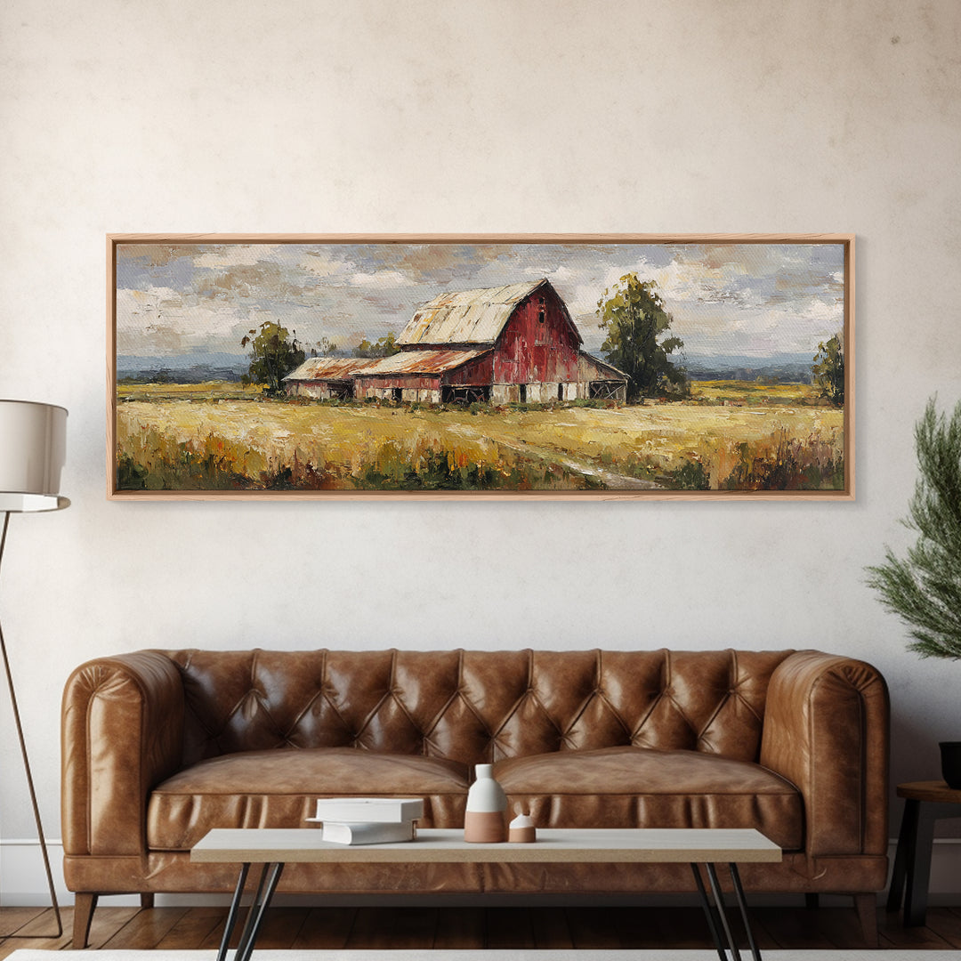 Country Lane with Flickering Sunlight Canvas Print, Impressionist Art, Modern Decor, Living Room Decor, Fine Art, Impression, IMP-3x1-14