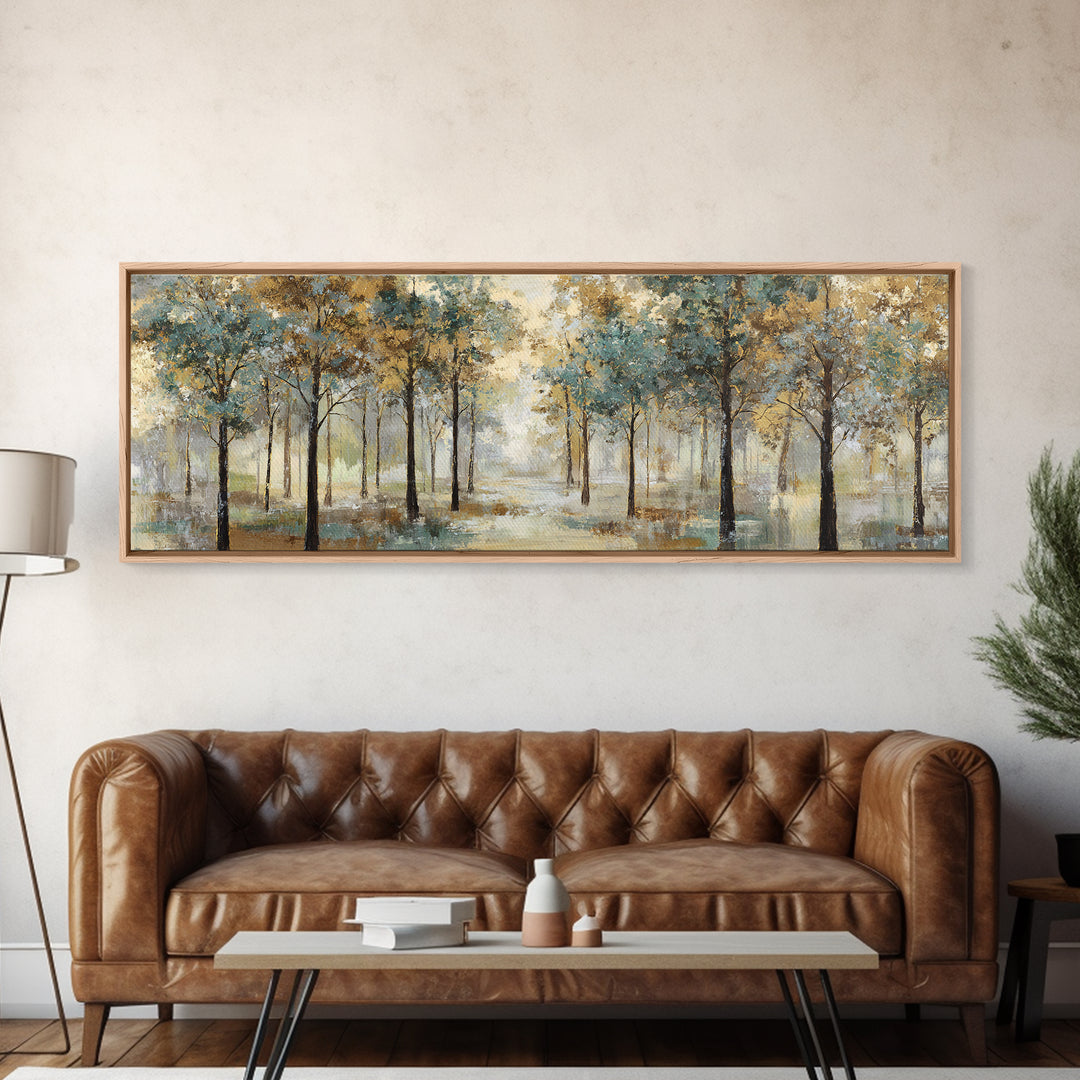 Garden Path Covered Canvas Print, Impressionist Art, Coastal Wall Art, Living Room Decor, Watercolor Art, Impression, IMP-3x1-66
