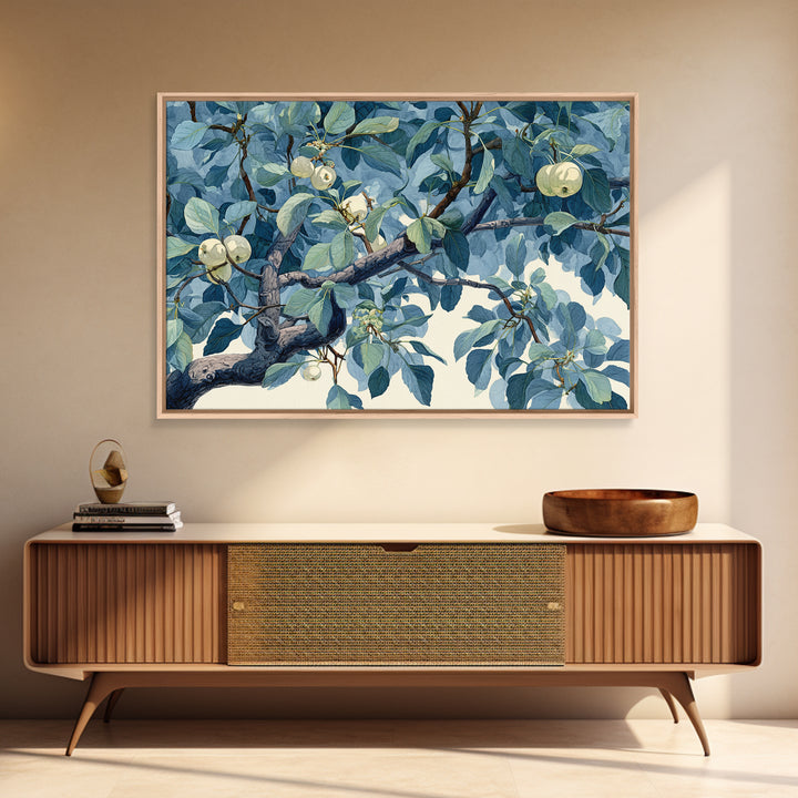 Apple Tree in Summer Orchard Canvas Print, Impressionist Art, Landscape Wall Art, Living Room Decor, Fine Art, Impression, IMP-3x2-21