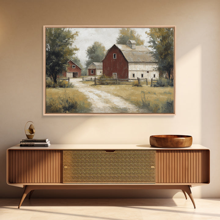 Country Lane with Flickering Sunlight Canvas Print, Impressionist Art, Colorful Wall Art, Living Room Decor, Impression, IMP-3x2-98