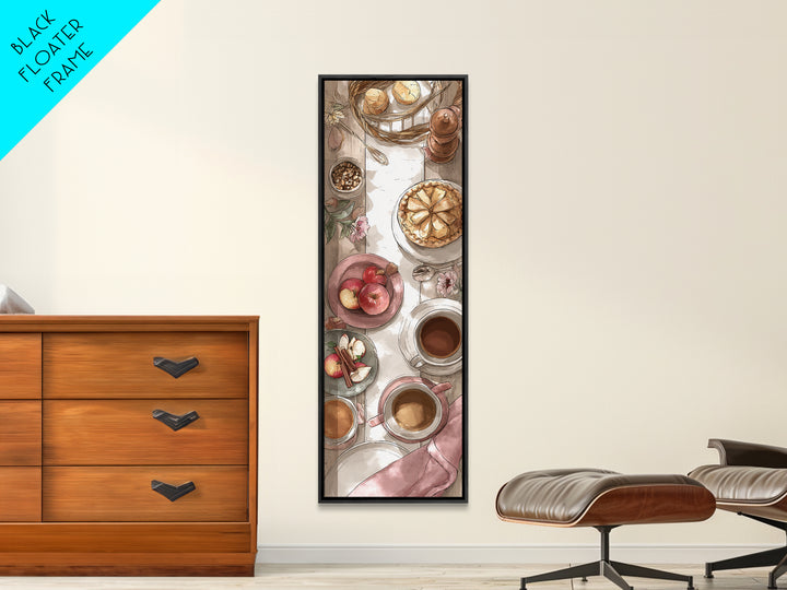Apple Pie Cooling Framed Canvas Print, Kitchen Art, Luxury Decor, Kitchen Decor, Fine Art, Kitchen, Art Prints, Digital Art, KIT-1x3-20