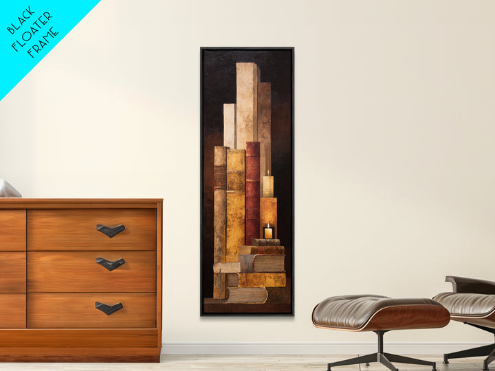 Ancient Book with Brass Clasps Canvas Print, Library Art, Living Room Decor, Library Decor, Fine Art, Archive, Whimsical Art, LIB-1x3-25