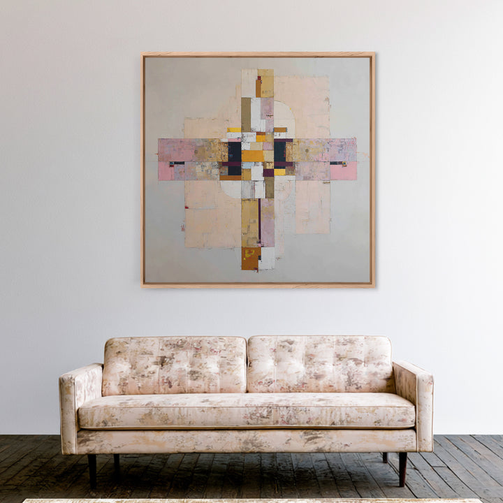 Minimal Angel Wing Contour Canvas Print, Line Art, Home Decor, Living Room Decor, Abstract Art, Line, Modern Wall Art, LIN-1x1-45