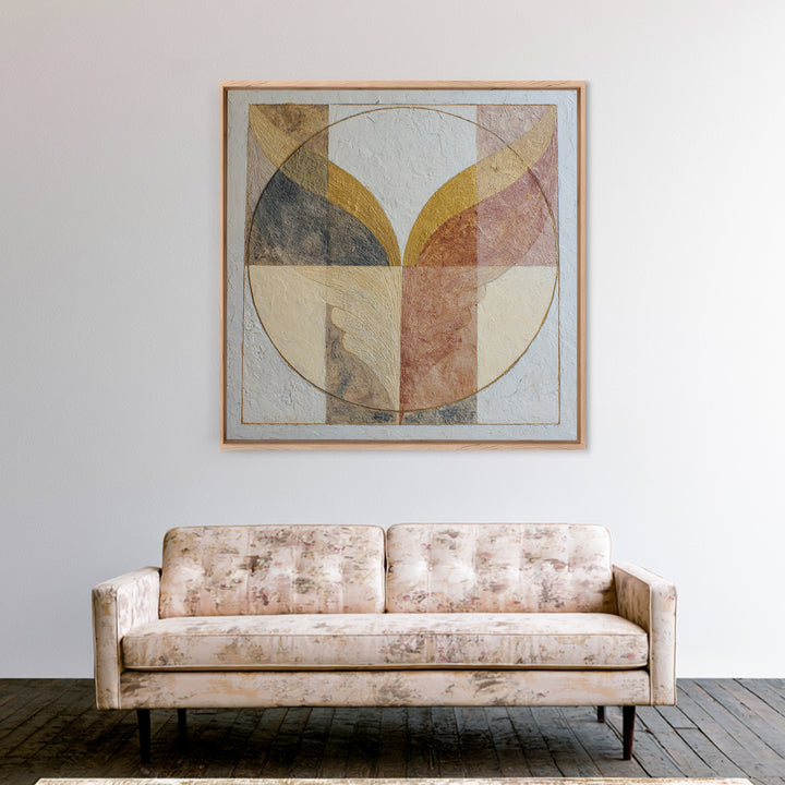Minimal Angel Wing Contour Framed Canvas Print, Line Art, Printable Wall Art, Living Room Decor, Abstract Art, Line, Modern Art, LIN-1x1-93