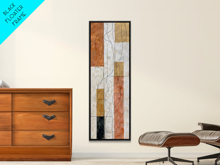 Two Hands Nearly Touching Canvas Print, Line Art, Neutral Decor, Living Room Decor, Abstract Art, Line, Custom Portrait, LIN-1x3-41