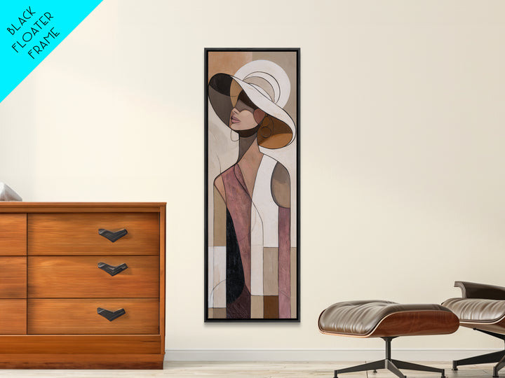 Line Drawing of a Woman Canvas Print, Line Art, Neutral Decor, Living Room Decor, Fine Art, Line, Wall Decor, Custom Portrait, LIN-1x3-55