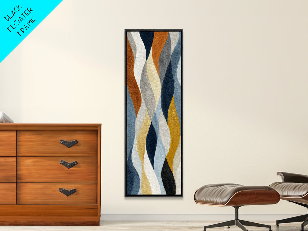 Minimal Angel Wing Contour Canvas Print, Line Art, Custom Portrait, Living Room Decor, Fine Art, Line, Living Room Wall Art, LIN-1x3-57