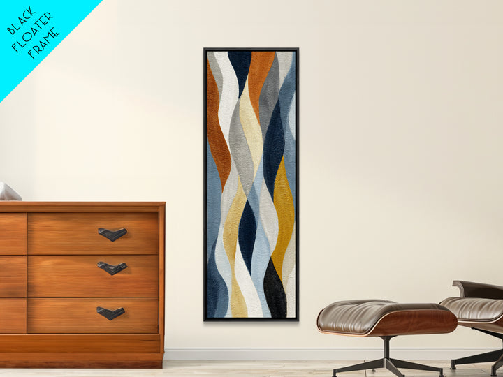Minimal Angel Wing Contour Canvas Print, Line Art, Custom Portrait, Living Room Decor, Fine Art, Line, Living Room Wall Art, LIN-1x3-57