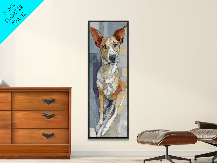 Continuous Line Dog Portrait Canvas Print, Line Art, Minimalist Wall Art, Living Room Decor, Fine Art, Line, Fine Art Print, LIN-1x3-73