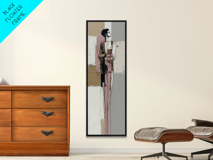 Single Line Yoga Pose Canvas Print, Line Art, Printable Art, Living Room Decor, Line, Gallery Wall Art, Portrait from Photo, LIN-1x3-77