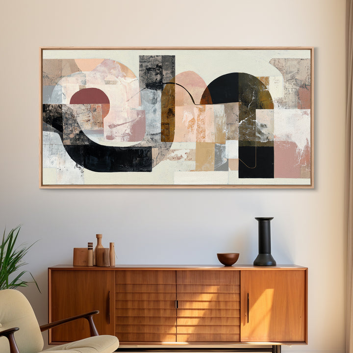 Two Hands Nearly Touching Canvas Print, Line Art, Minimalist Wall Art, Living Room Decor, Abstract Art, Line, Fine Art Print, LIN-2x1-49