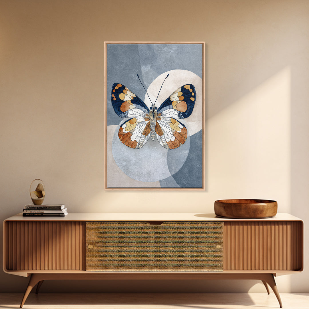 Line Art Butterfly Canvas Print, Line Art, Printable Art, Living Room Decor, Abstract Art, Line, Gallery Wall Art, LIN-2x3-54