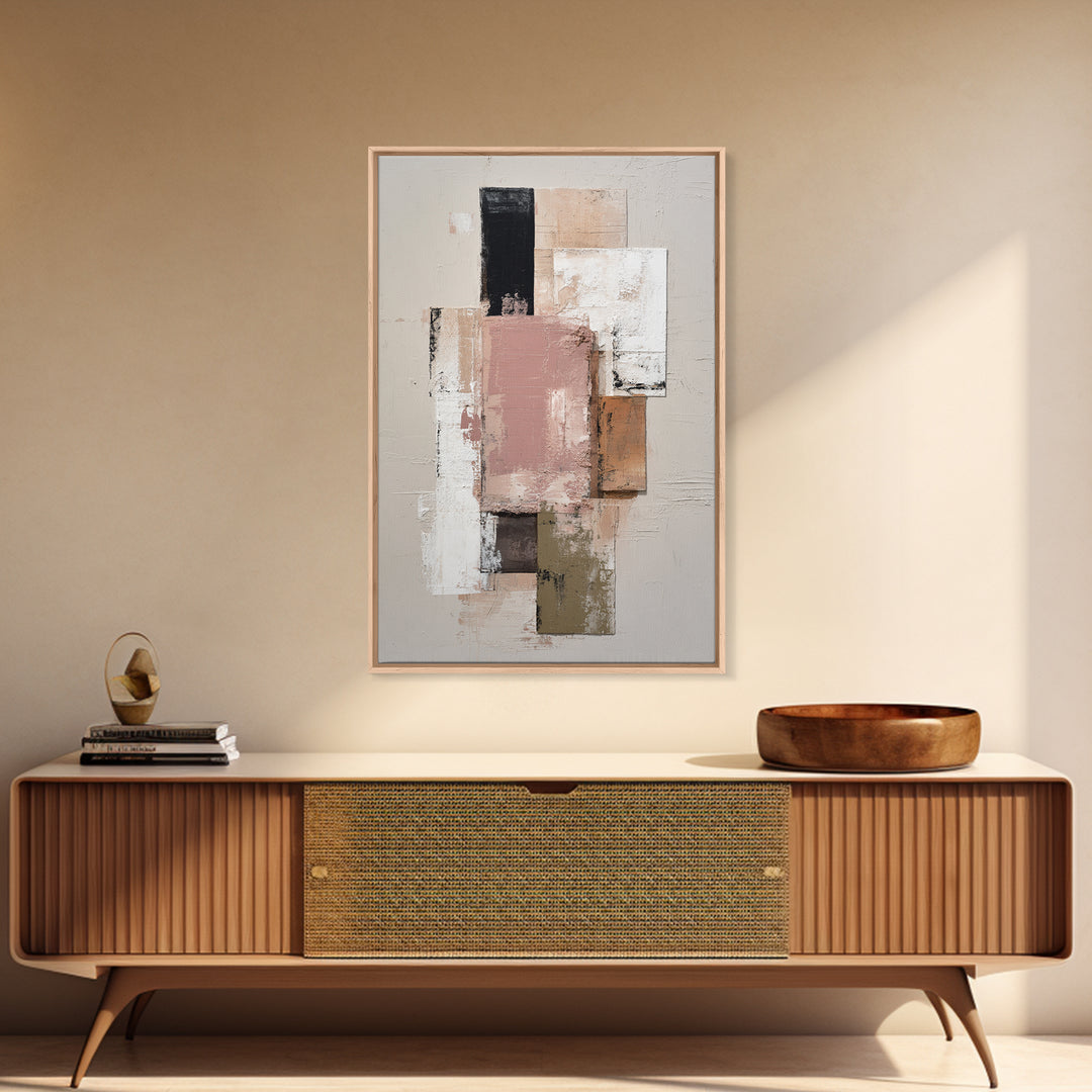 Minimal Nude Figure Canvas Print, Line Art, Gallery Wall Set, Living Room Decor, Fine Art, Line, Textured Painting, LIN-2x3-65