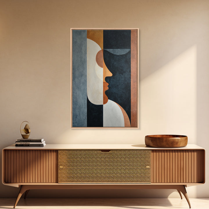 Minimal Nude Figure Framed Canvas Print, Line Art, Gallery Decor, Living Room Decor, Fine Art, Line, Home Decor, Wall Decor, LIN-2x3-89