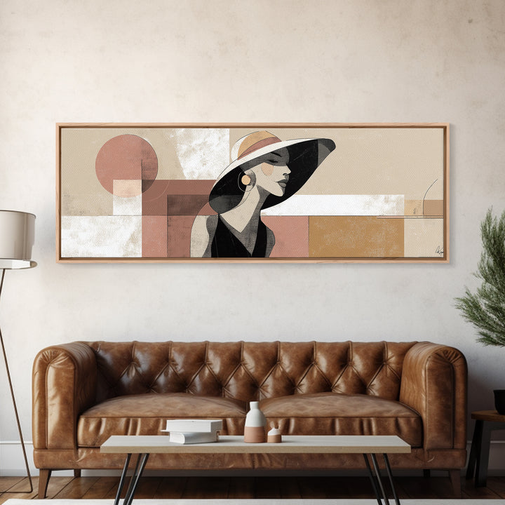 Line Drawing of a Woman Canvas Print, Line Art, Fine Art Print, Living Room Decor, Fine Art, Line, Wall Decor, Custom Portrait, LIN-3x1-11