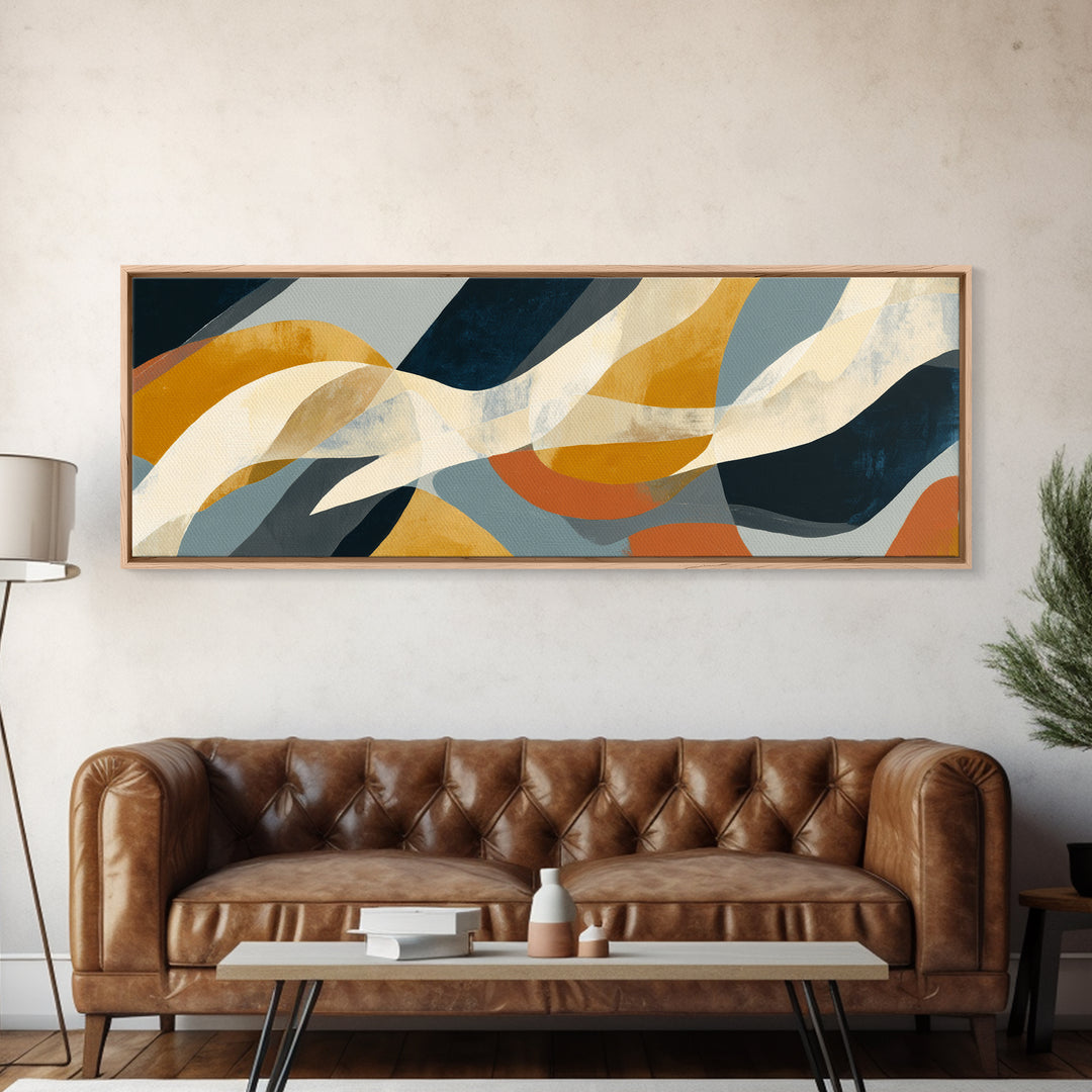 Minimal Angel Wing Contour Canvas Print, Line Art, Living Room Art, Living Room Decor, Fine Art, Line, Art Print, LIN-3x1-13