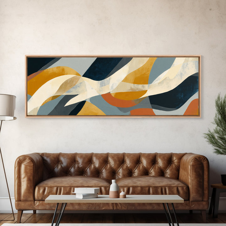 Minimal Angel Wing Contour Canvas Print, Line Art, Living Room Art, Living Room Decor, Fine Art, Line, Art Print, LIN-3x1-13