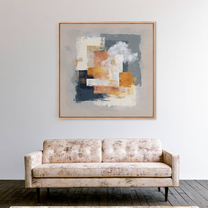 Large Statement Abstract Framed Canvas Print, Living Room Art, Home Decor, Living Room Decor, Abstract Art, Living, LIR-1x1-73