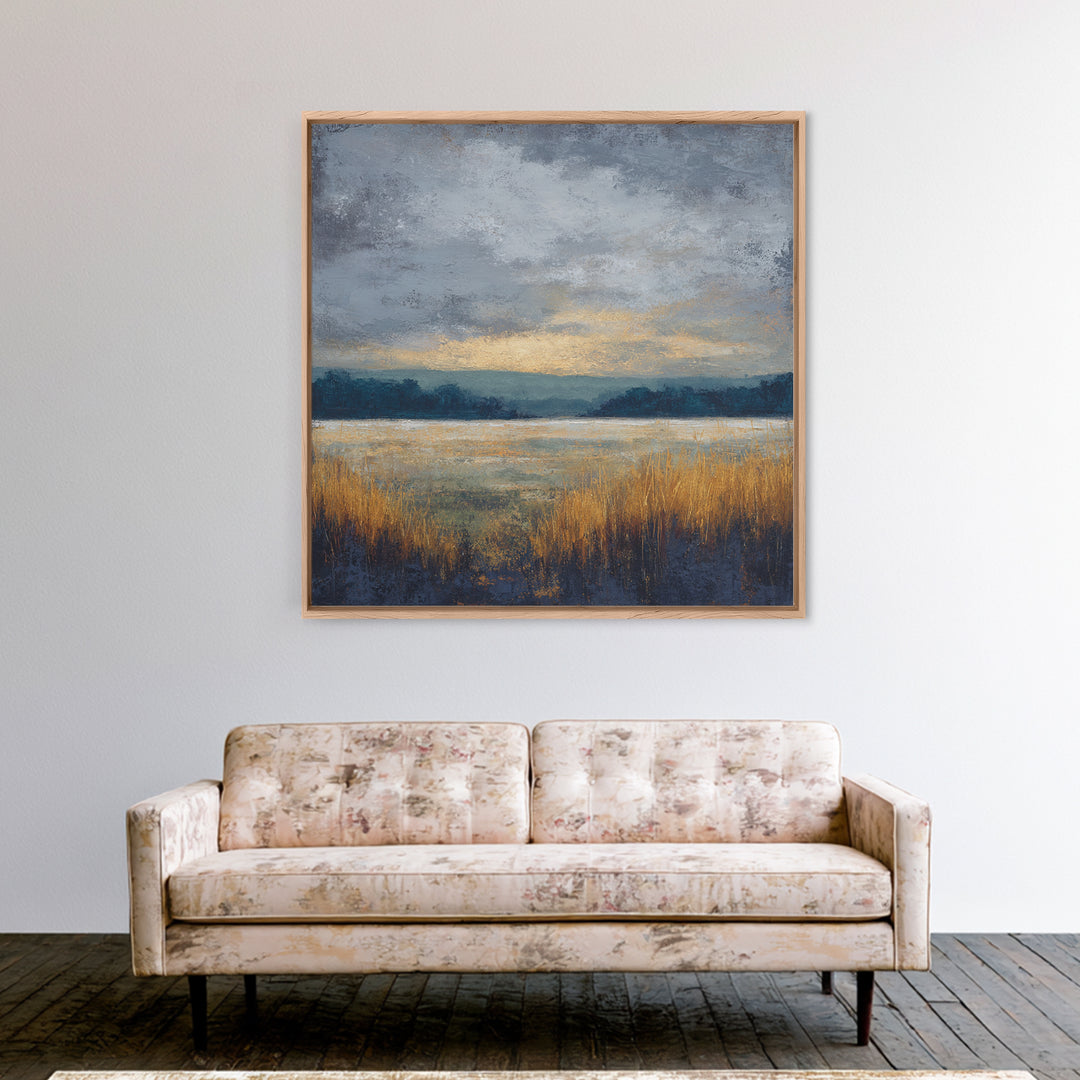 Quiet Meadow Landscape Canvas Print, Living Room Art, Fine Art Print, Living Room Decor, Fine Art, Living, Wall Decor, LIR-1x1-95