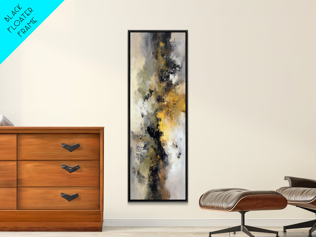 Classic Mountain Panorama for Cozy Interiors Canvas Print, Living Room Art, Modern Wall Art, Living Room Decor, Oil Painting, LIR-1x3-100