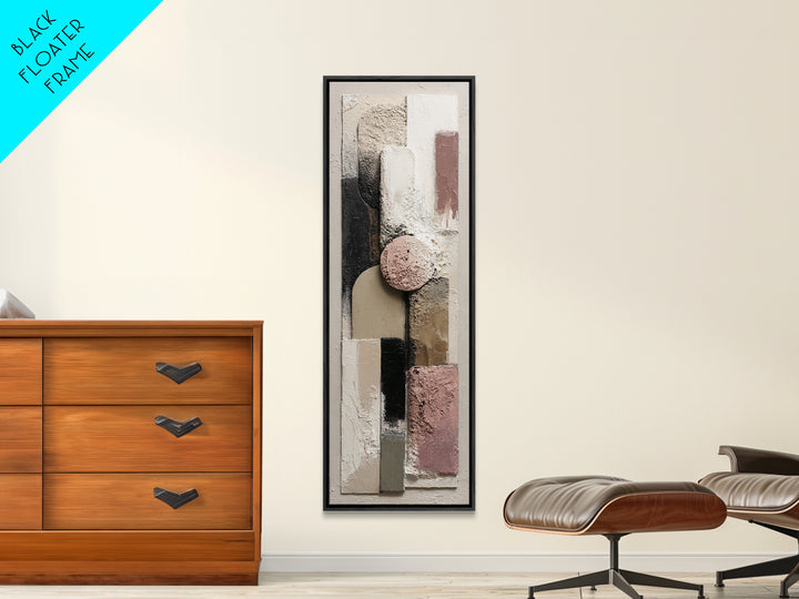Textured Plaster Abstract Canvas Print, Living Room Art, Digital Prints, Living Room Decor, Abstract Art, Living, LIR-1x3-65