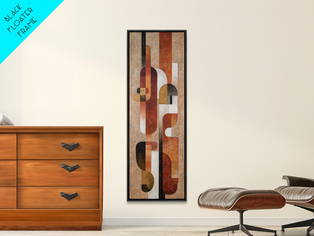 Large Statement Abstract Canvas Print, Living Room Art, Mid Century Modern, Living Room Decor, Abstract Art, Living, LIR-1x3-85