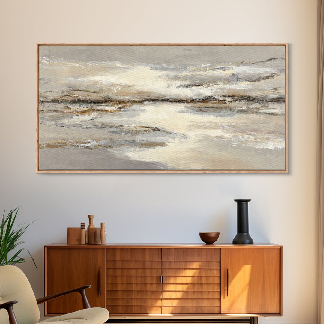 Oversized Line Figure Framed Canvas Print, Living Room Art, Digital Prints, Living Room Decor, Oil Painting, Living, LIR-2x1-37