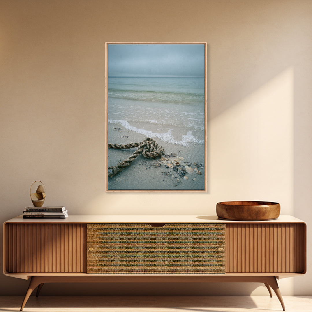 Moody Seascape for Dramatic Focal Point Canvas Print, Living Room Art, Wall Art, Living Room Decor, Oil Painting, Living, LIR-2x3-14