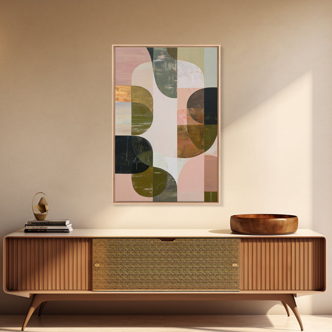 Abstract Organic Shapes Canvas Print, Living Room Art, Apartment Decor, Living Room Decor, Fine Art, Living 471, Piece Wall Art, LIR-2x3-71
