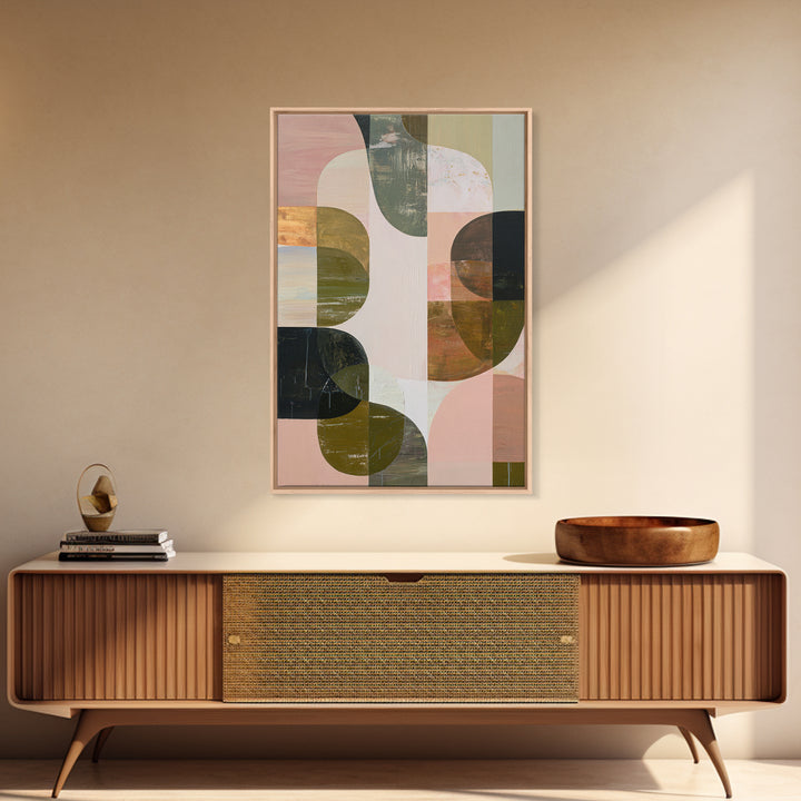 Abstract Organic Shapes Canvas Print, Living Room Art, Apartment Decor, Living Room Decor, Fine Art, Living 471, Piece Wall Art, LIR-2x3-71