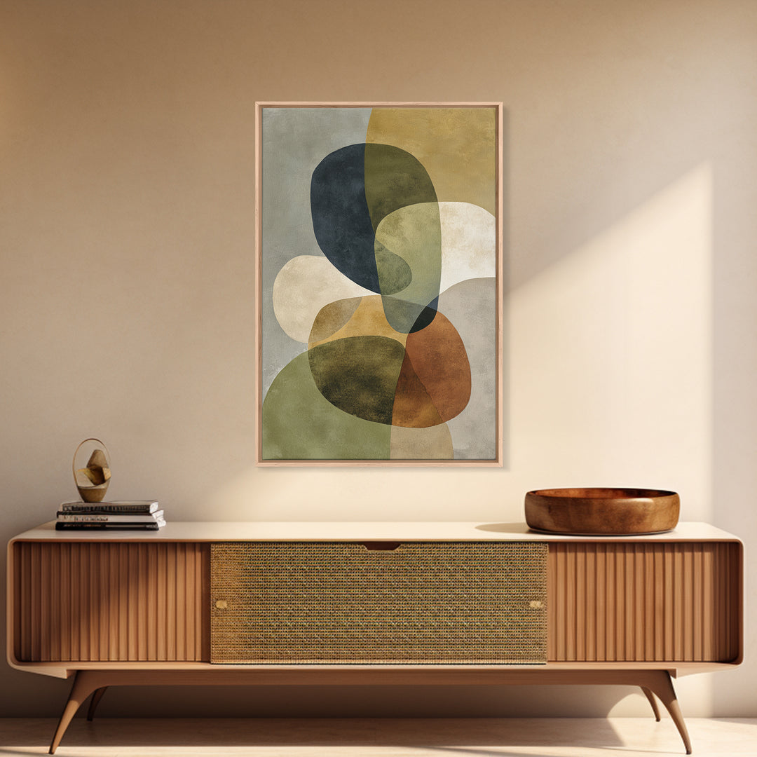 Abstract Organic Shapes Canvas Print, Living Room Art, Bedroom Wall Art, Living Room Decor, Abstract Art, Living, LIR-2x3-95