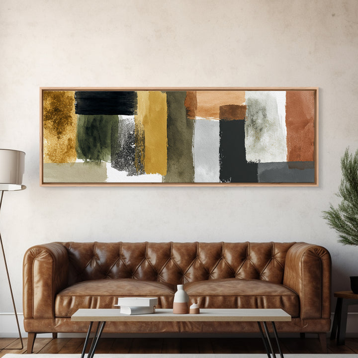 Bold Color Field Canvas Print, Living Room Art, Modern Wall Art, Living Room Decor, Fine Art, Living, Textured Painting, LIR-3x1-20