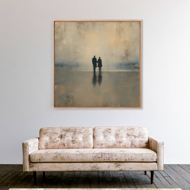 Diplomatic Handshake Silhouette Canvas Print, Law Office Art, Metal Wall Decor, Office Decor, Abstract Art, Counsel, LOA-1x1-19