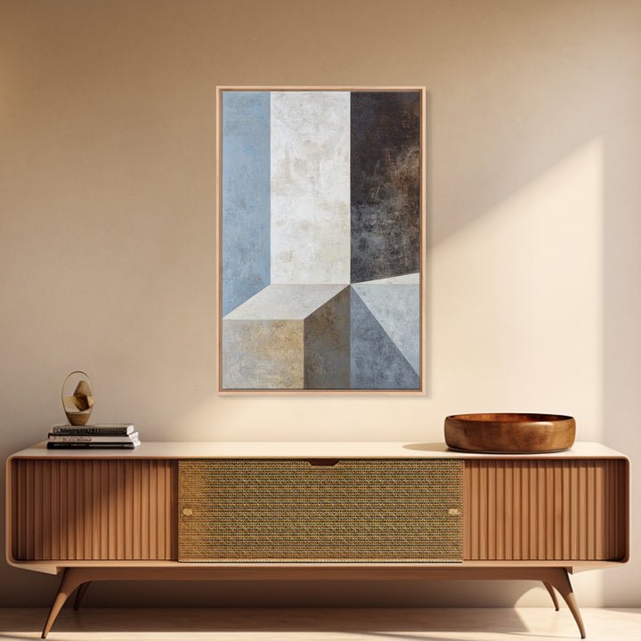 Balanced Geometric Forms Symbolizing Fairness Canvas Print, Law Office Art, Wall Decor, Office Decor, Fine Art, Counsel, LOA-2x3-61