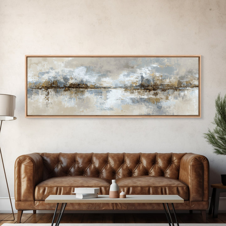 Diplomatic Handshake Silhouette Canvas Print, Law Office Art, Home Office Decor, Office Decor, Abstract Art, Counsel, LOA-3x1-11
