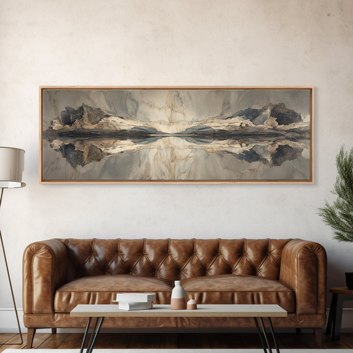 Marble Courthouse Column Study Without Building Scene Canvas Print, Law Office Art, Minimalist Decor, Office Decor, Counsel, LOA-3x1-43