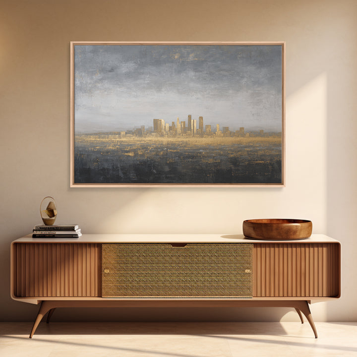 Quiet City Skyline Canvas Print, Law Office Art, Lawyer Sign, Office Decor, Fine Art, Counsel, Art Print, Room Decor, LOA-3x2-88