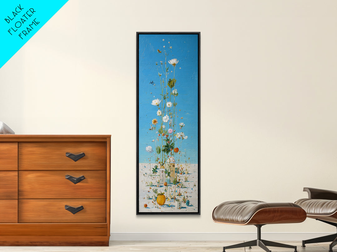 Fresh Air Meadow Landscape for Clean Mood Canvas Print, Laundry Room Art, Farmhouse Wall Decor, Living Room Decor, Clean, LRA-1x3-83