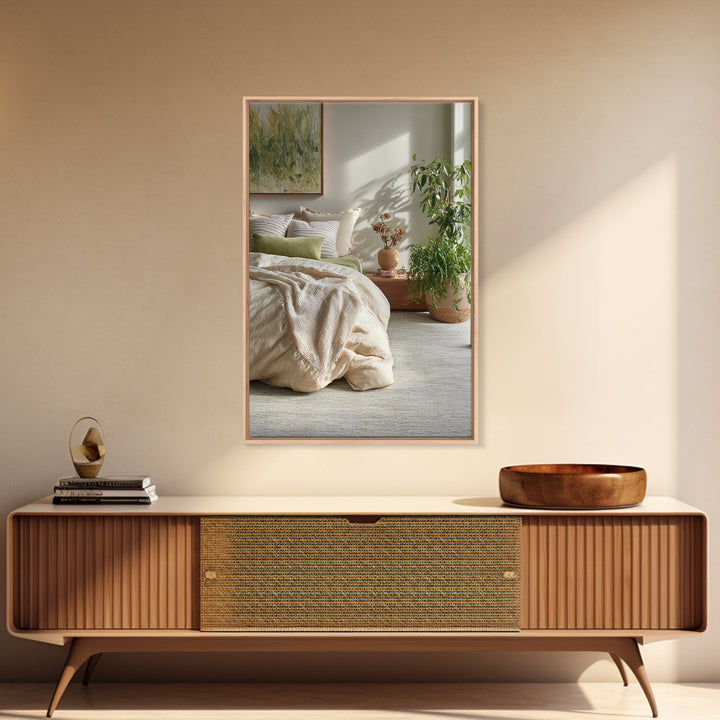Fresh Air Meadow Landscape for Clean Mood Canvas Print, Laundry Room Art, Painting, Living Room Decor, Fine Art, Clean, LRA-2x3-79