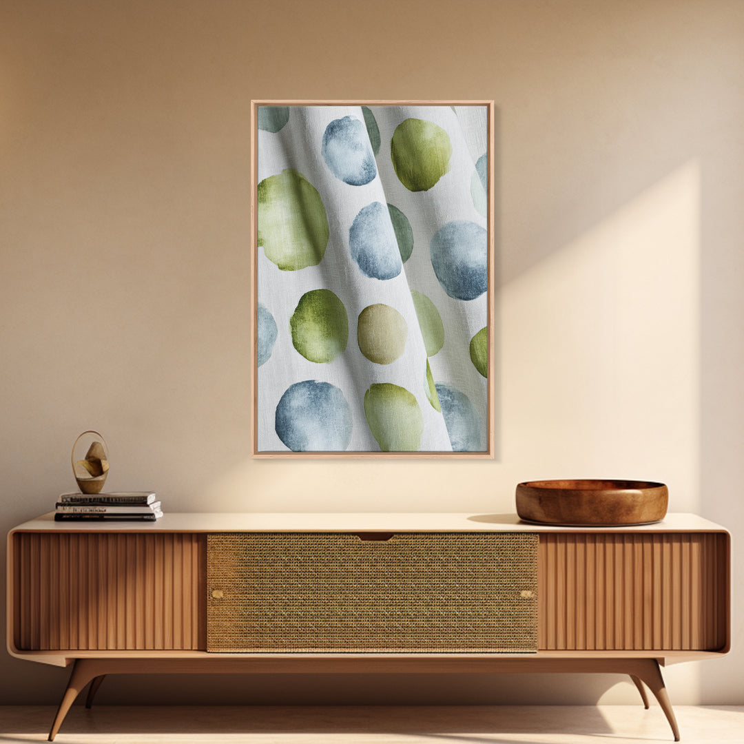 Soap Bubbles Rendered as Playful Abstract Circles Canvas Print, Laundry Room Art, Digital Wall Art, Living Room Decor, Clean, LRA-2x3-86