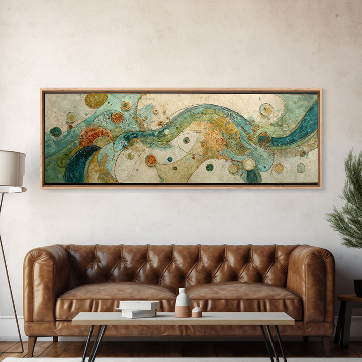 Abstract Suds and Bubbles Canvas Print, Laundry Room Art, Digital Art Print, Living Room Decor, Abstract Art, Clean, LRA-3x1-14